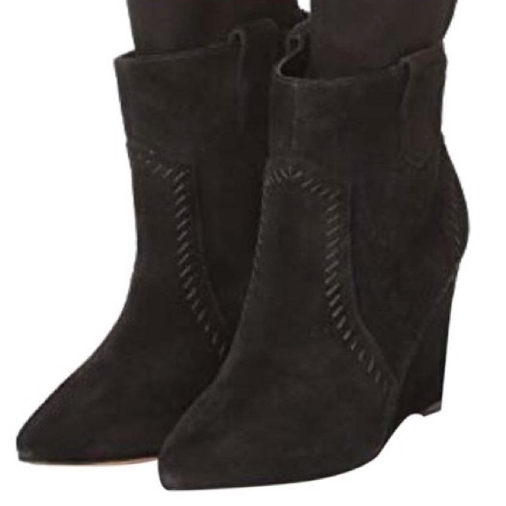 Rebecca Minkoff Bianca Bootie Black Suede